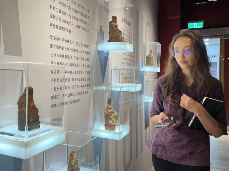 捷克博士夏芸庭訪桃園　赴土地公文化館探究開光之時退神之後-News586焦點傳媒